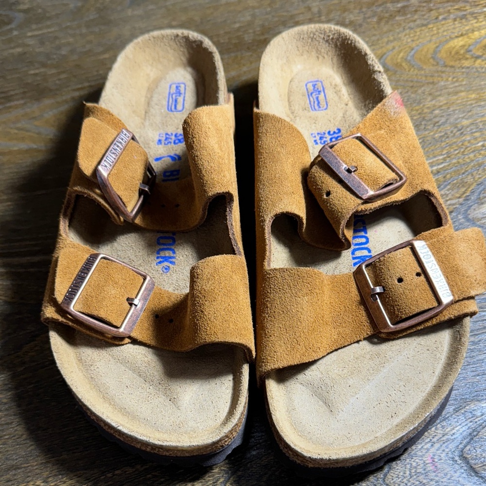 Birkenstock Kids Sandals - Brown Suede